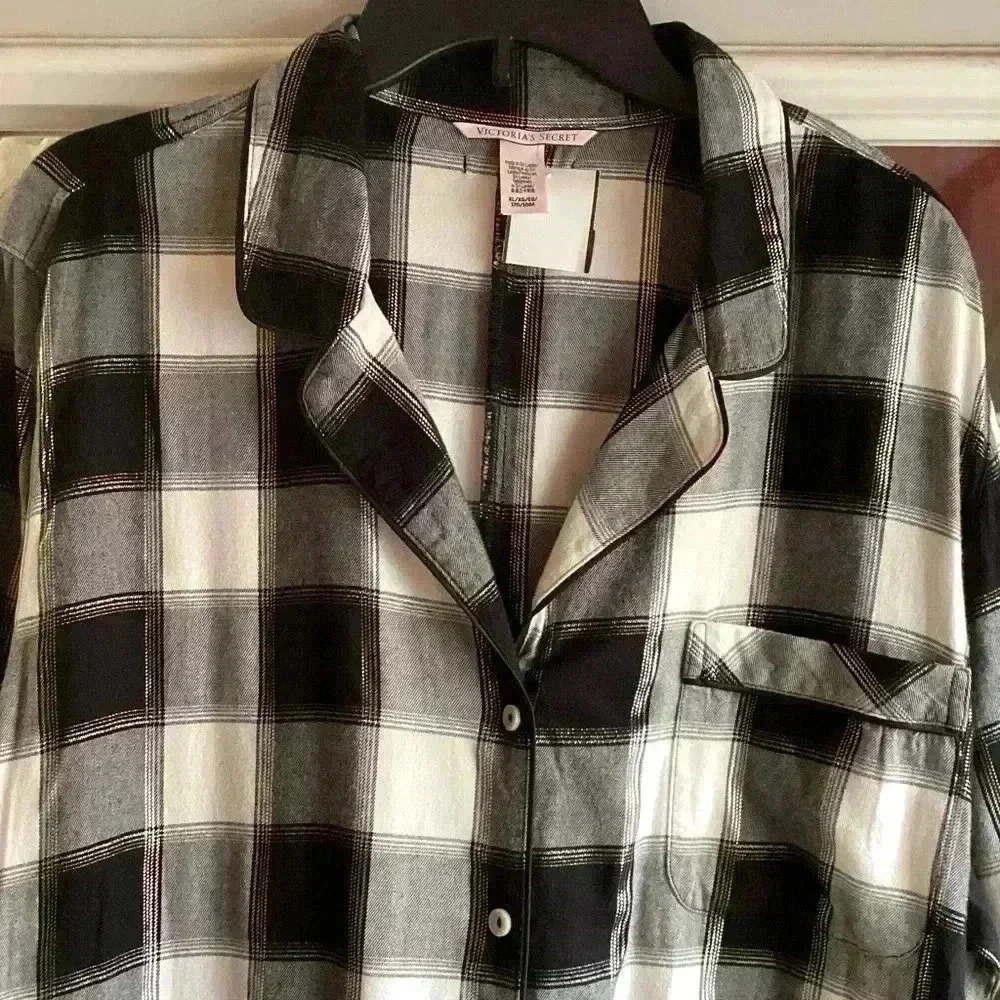 Victoria's Secret XL Buffalo Plaid Short romper Jumpsuit One Piece - Picture 3 of 14